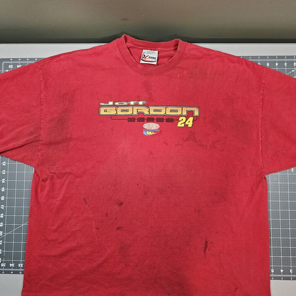 Vintage Jeff Gordon Tshirt XXL Chase Nascar Racing 90s Distressed Grunge Y2K